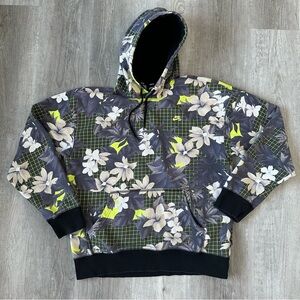Nike SB Paradise Hoodie Dark Floral Limelight